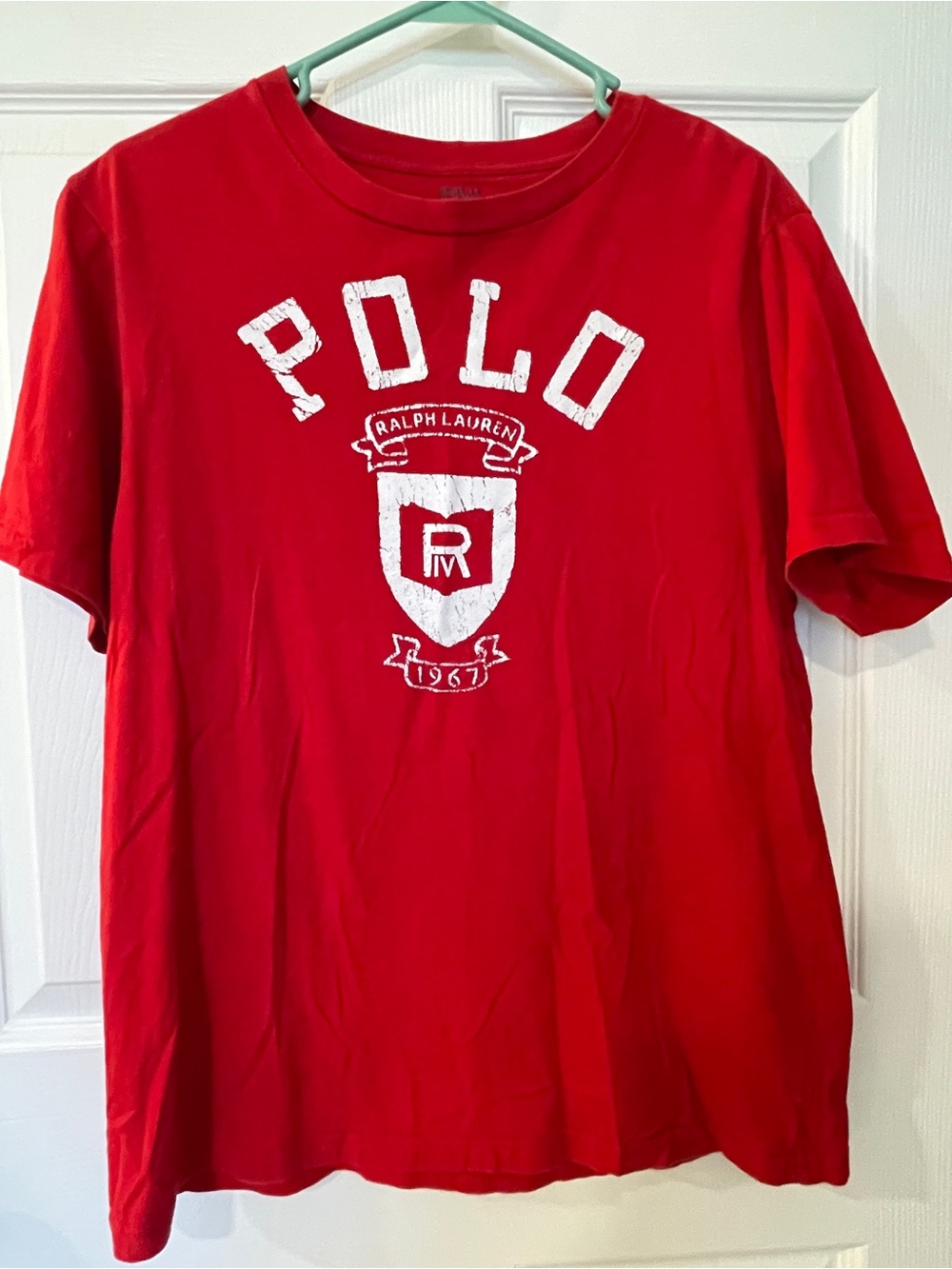 Polo by Ralph Lauren Red Tee with White Logo